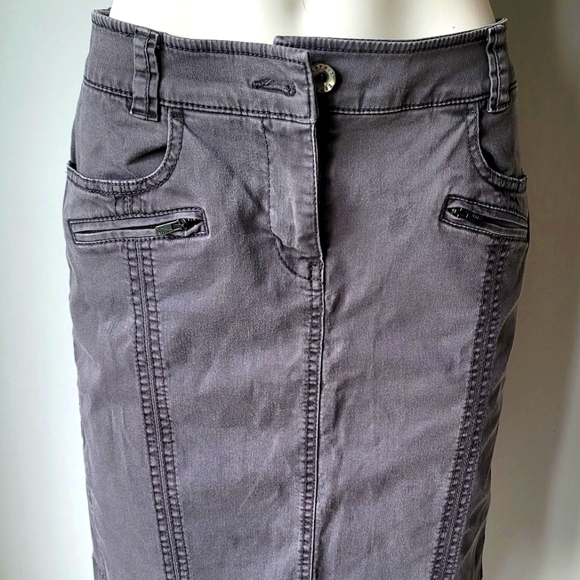 Esprit A-Line Cotton Skirt - Picture 2 of 12